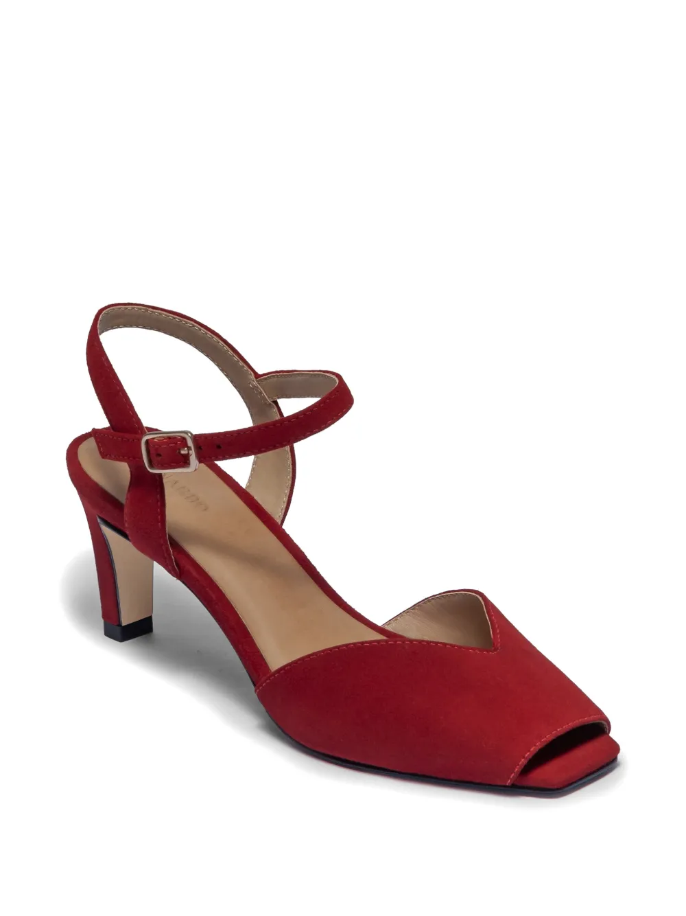 Bernardo HARTLEY sandalen met open neus en gespsluiting Rood