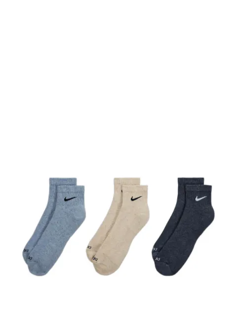 Nike Dri-Fit Plus Quarter socks (set of three)