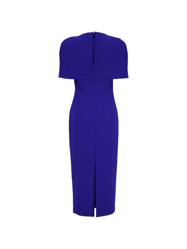 roland mouret dress Roland Mouret Draped Maxi in Barcelona or Shop Online Mujer 732-001569 01 neckline and has a leg Roland Mouret - Pink Wool