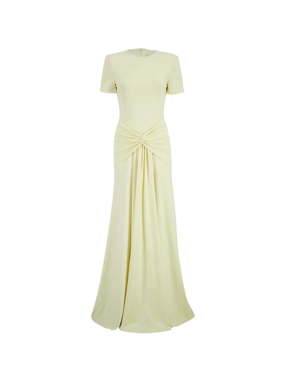 Roland Mouret waterfall twist-drape maxi dress - Giallo