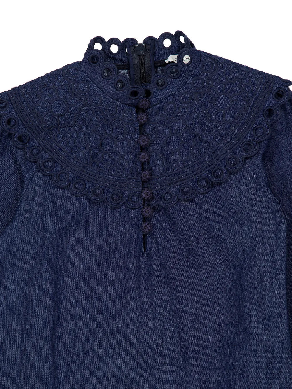 ZIMMERMANN Mahon mini-jurk Blauw