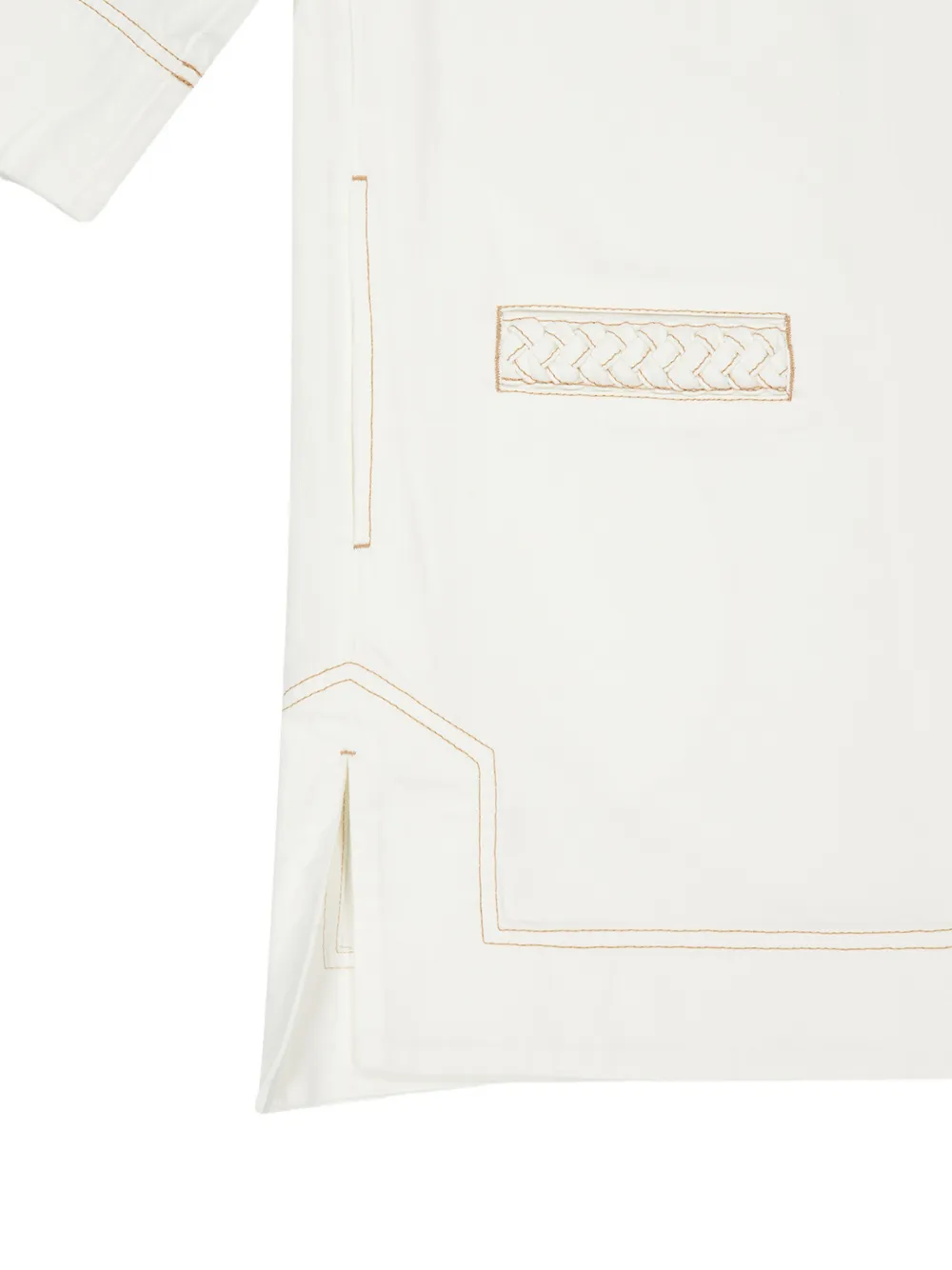 ZIMMERMANN Katoenen jurk Wit