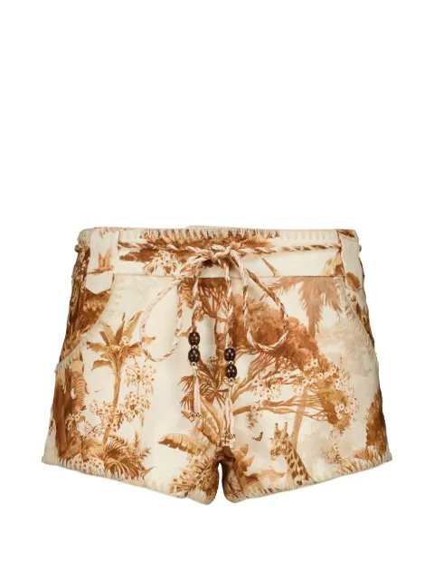 ZIMMERMANN safari-print shorts