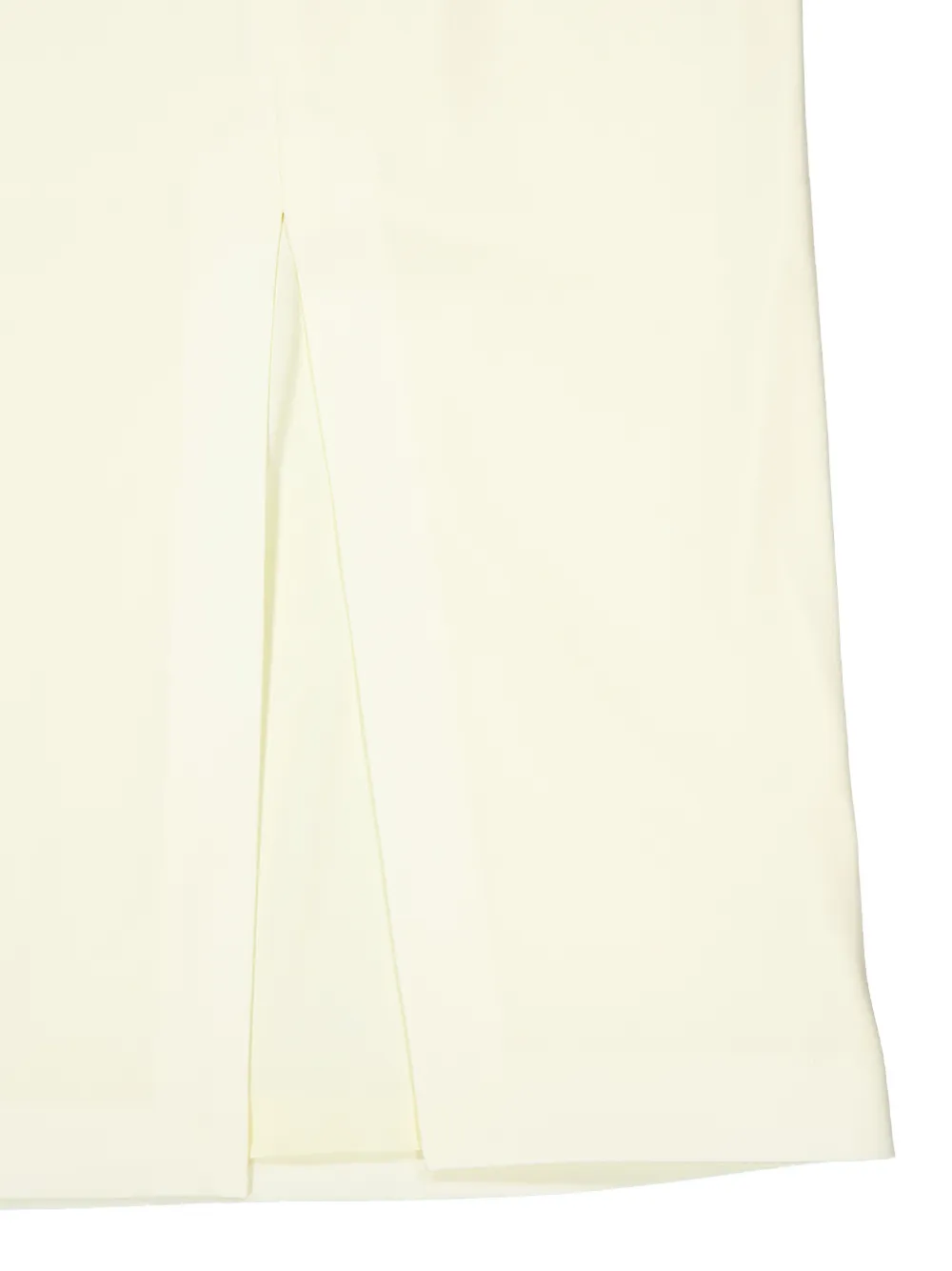 Roland Mouret Crêpe-satijnen midi-jurk met sjerpdetail Geel