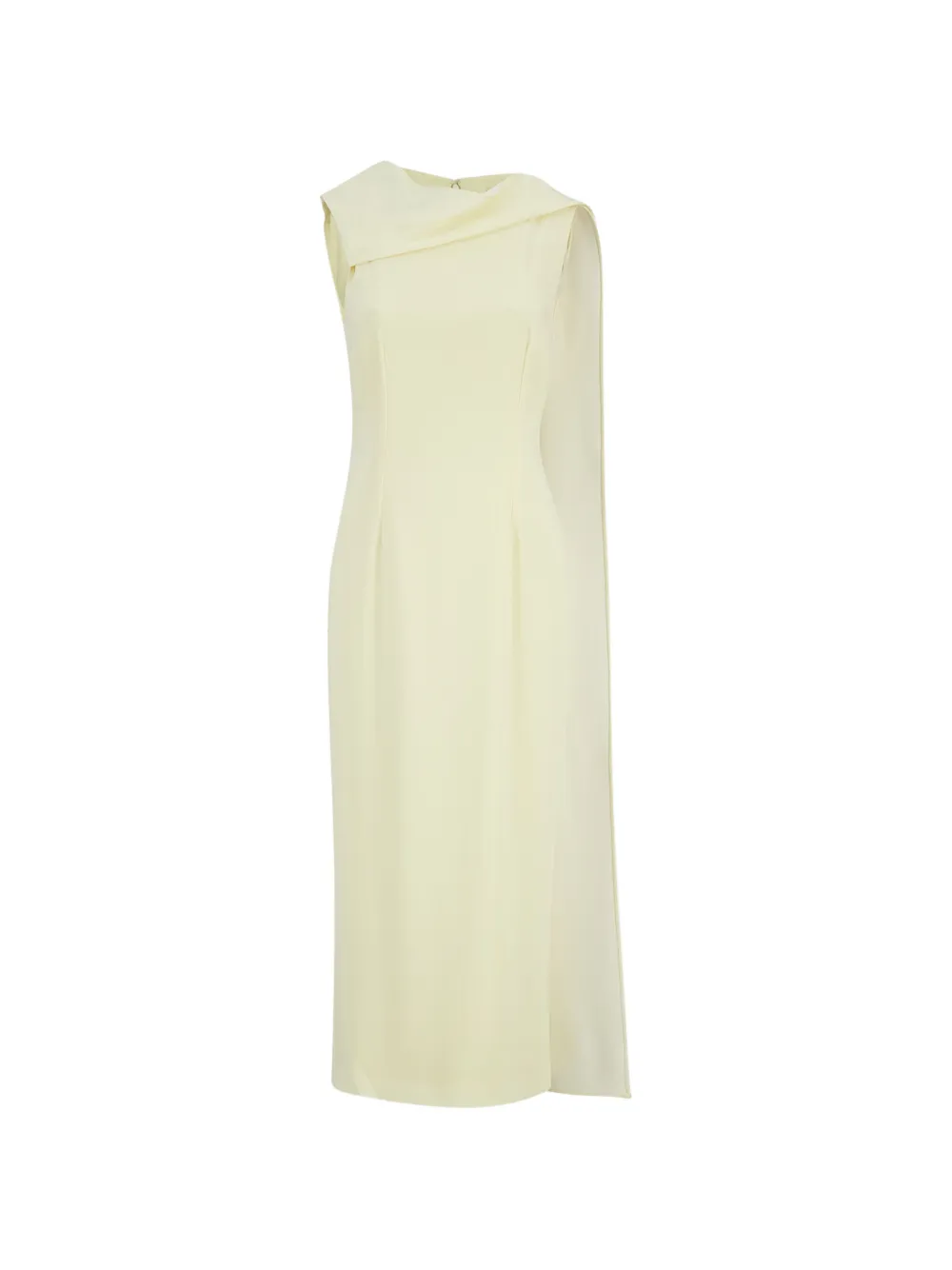 Roland Mouret sash-detail midi dress - Giallo