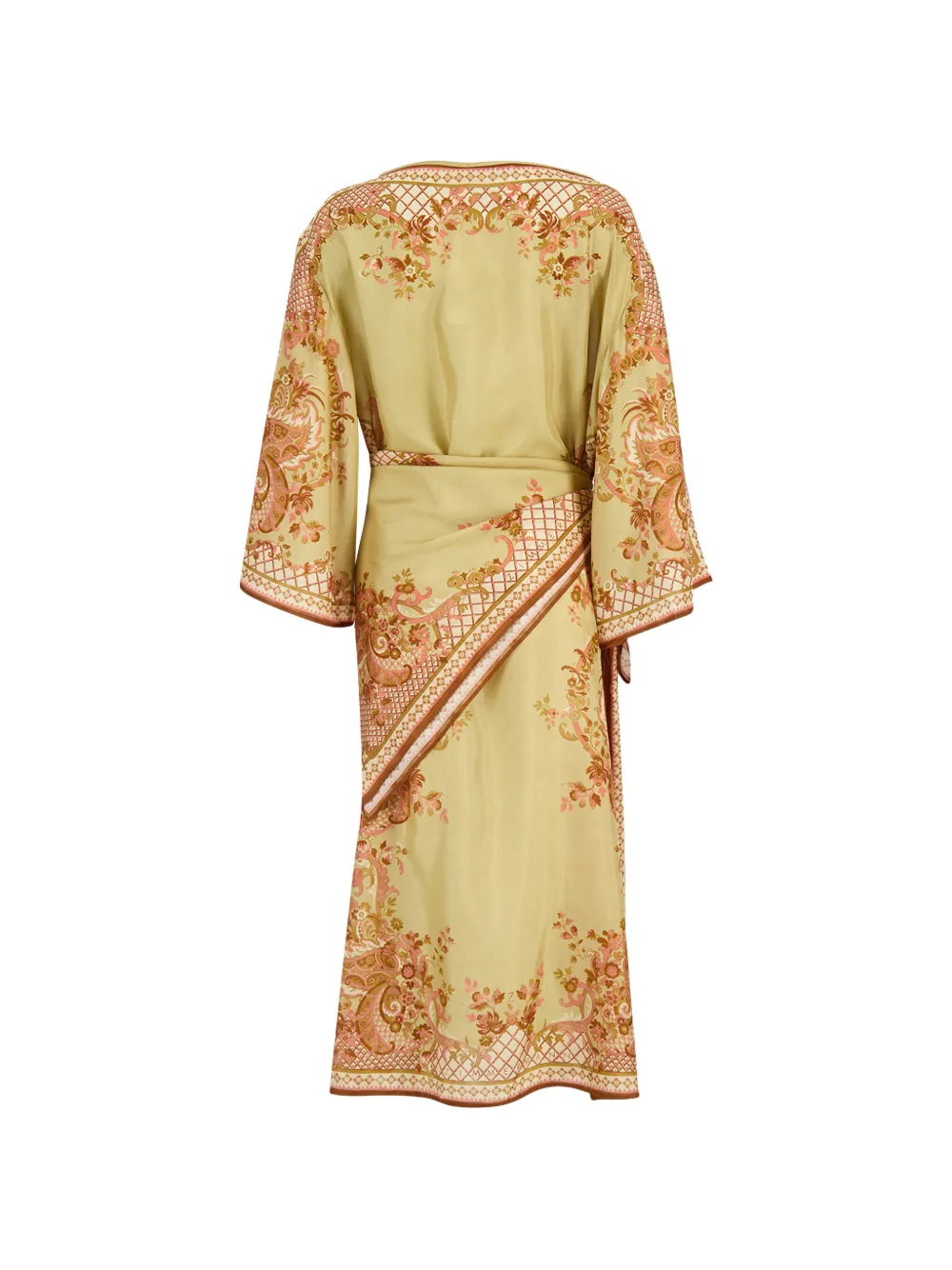 ZIMMERMANN Midi-jurk met paisley-print Groen