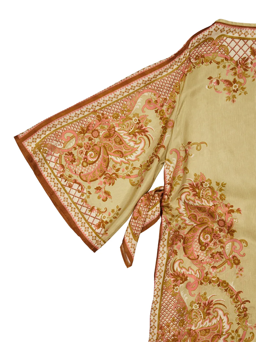 ZIMMERMANN Midi-jurk met paisley-print Groen