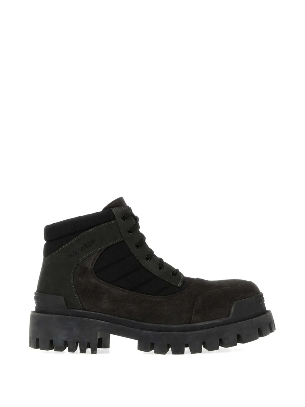 Balenciaga panelled suede ankle boots - Nero