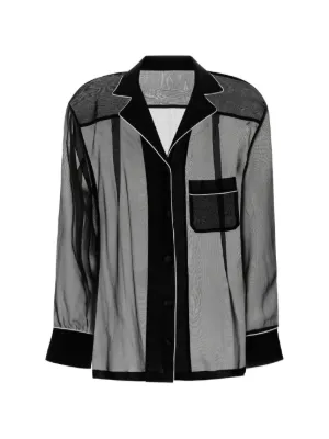 FENDI Camisa De Seda Com Logo FF | Marrom | FARFETCH BR