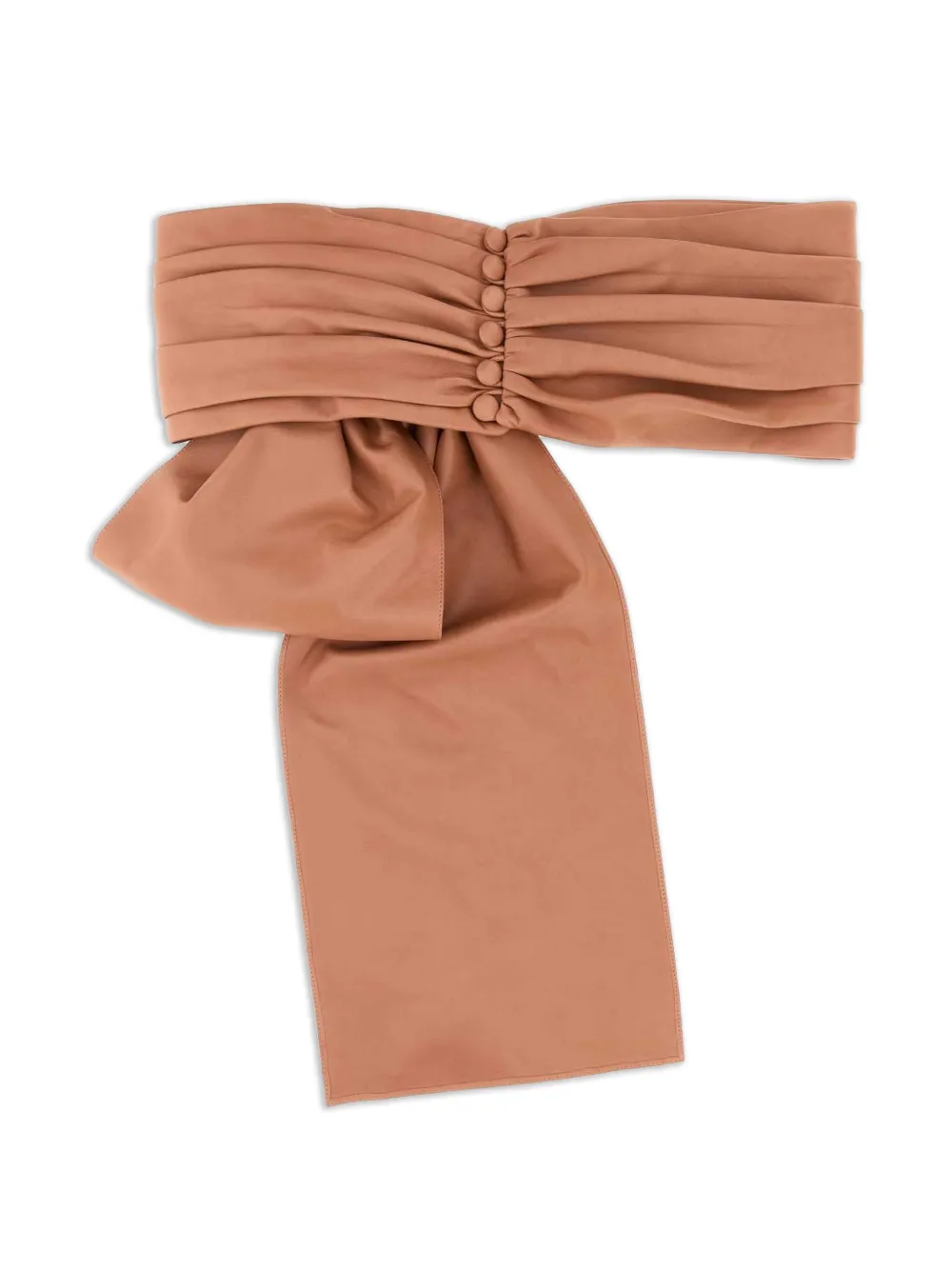 Chloé Leren riem met strikdetail Roze