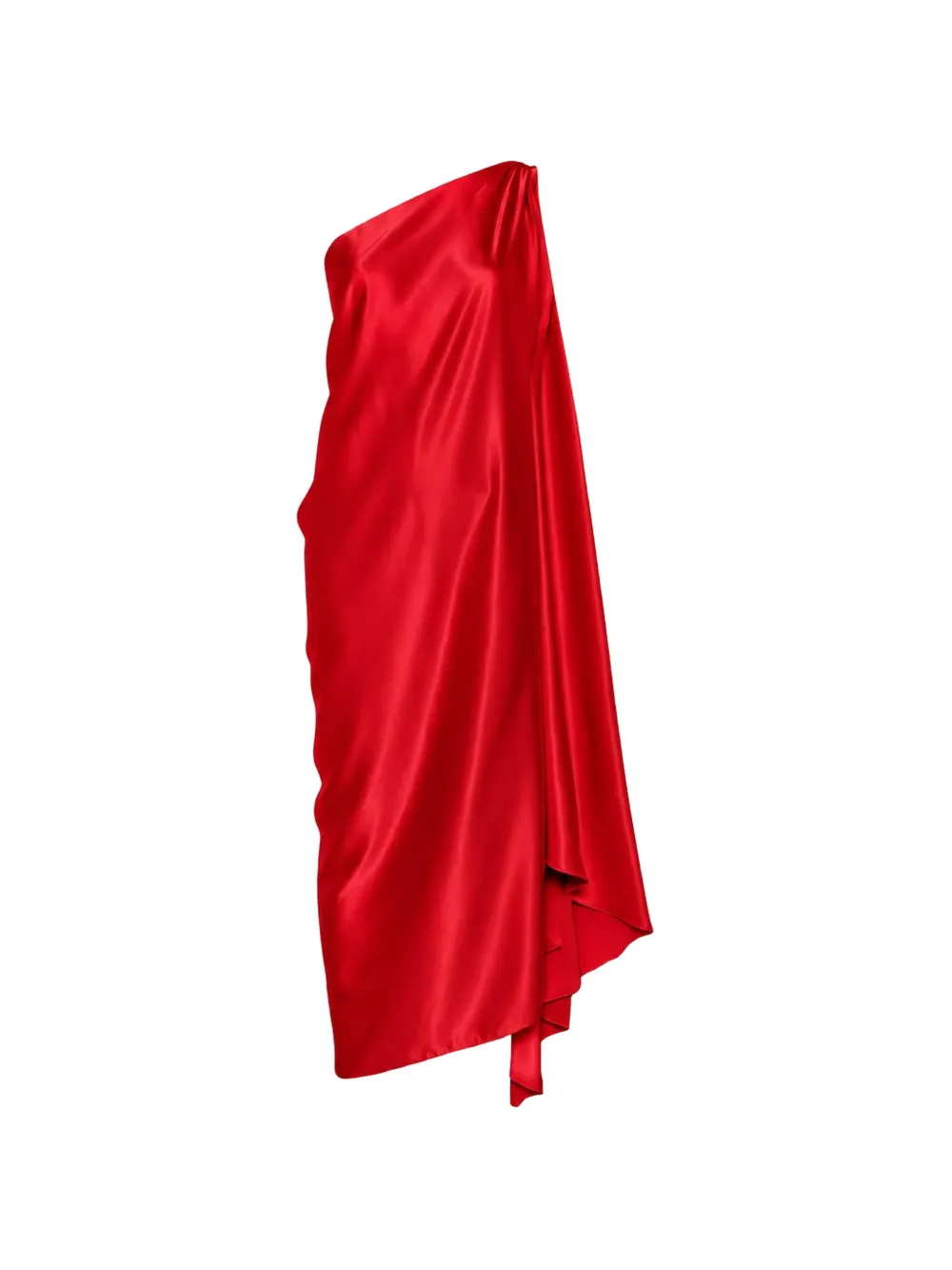 Stephan Janson one-shoulder draped maxi dress