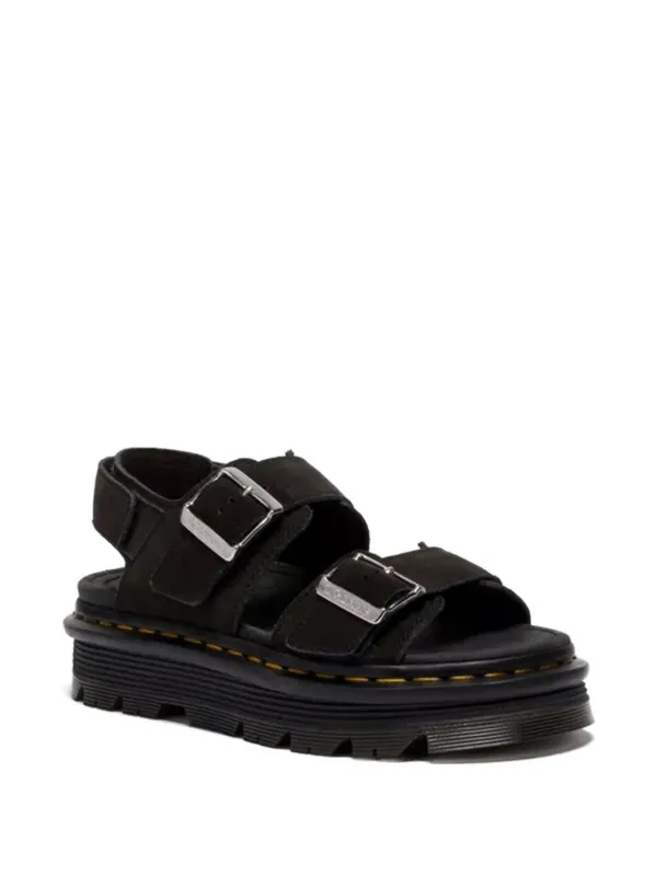 Dr. Martens ブラック プラットフォームサンダル Dr Martens Zebzag プラットフォーム サンダル | ブラック | FARFETCH JP