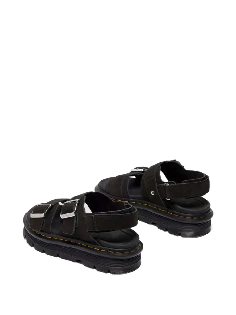 Dr Martens Zebzag buckle-strap sandals Zwart