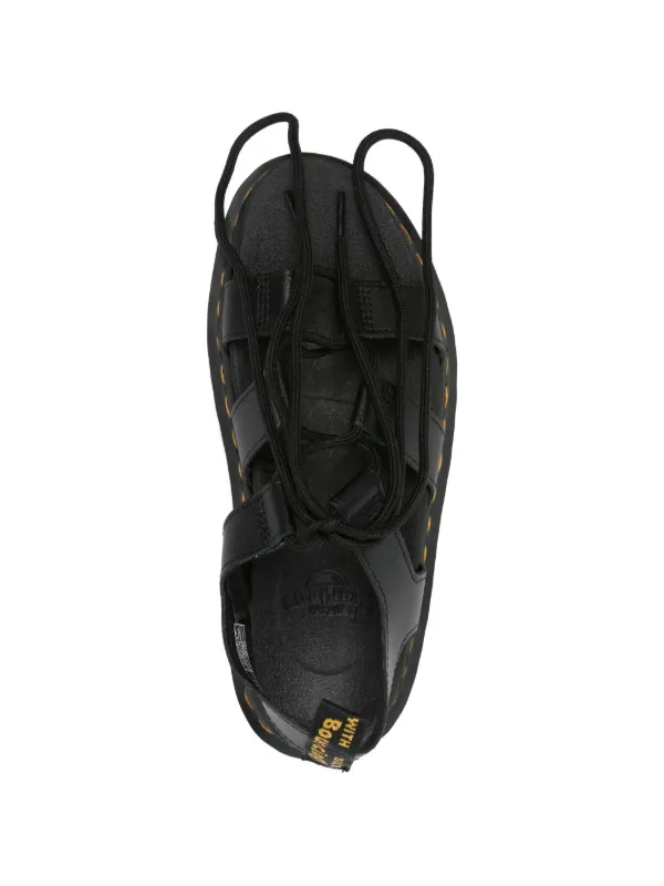 Dr Martens Nartilla レースアップ サンダル | ブラック | FARFETCH JP