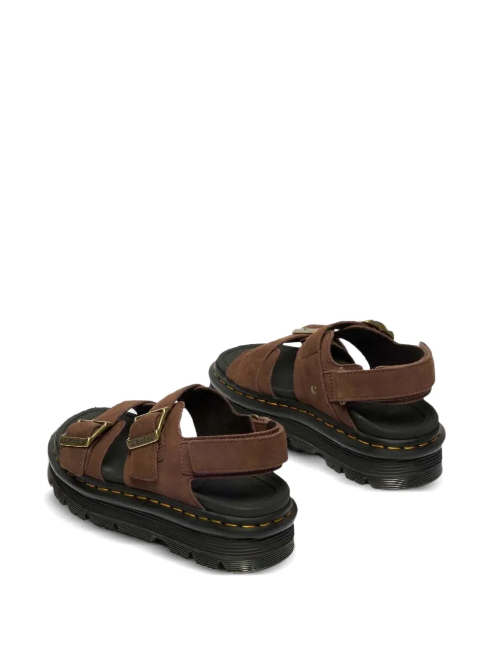 Dr Martens ZebZag buckle-strap sandals Bruin