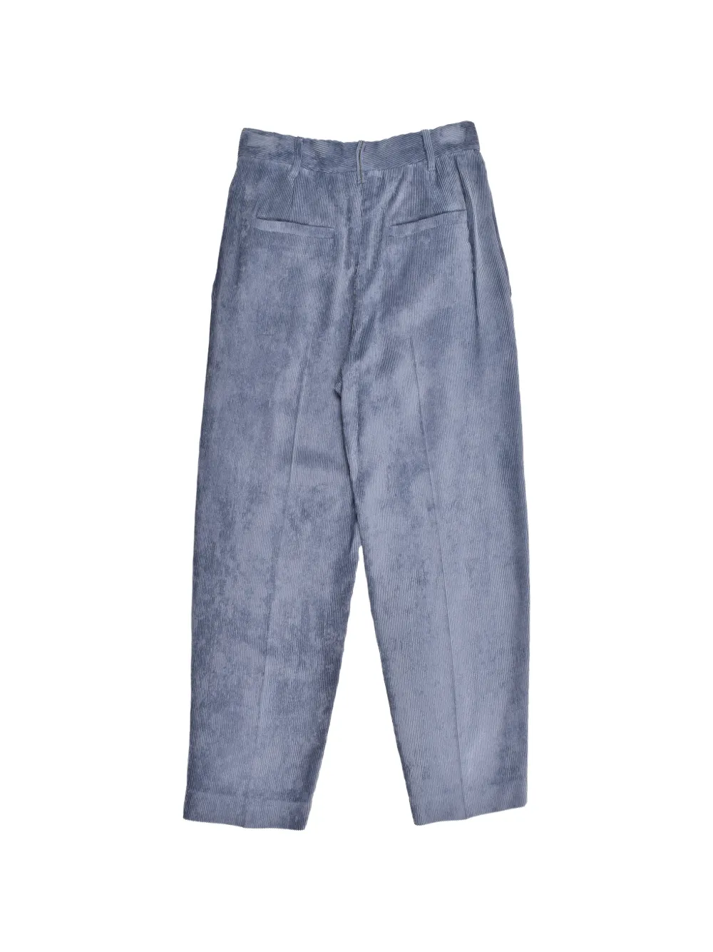 Brunello Cucinelli Ribfluwelen plooibroek Blauw