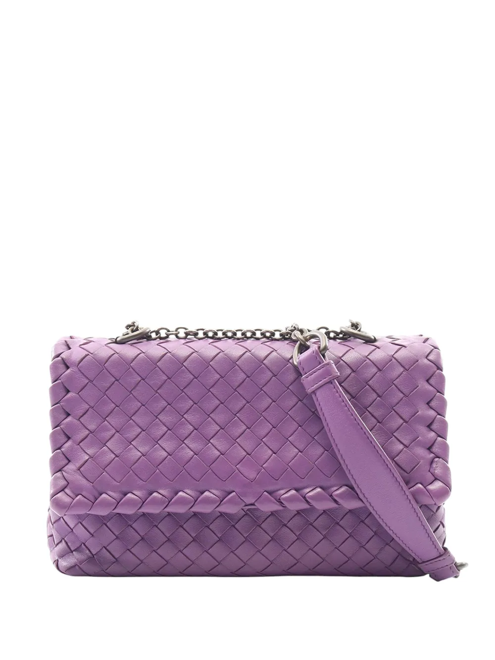Bottega Veneta Pre-Owned 2012-2026 Nappa Intrecciato Olympia shoulder bag - Violett