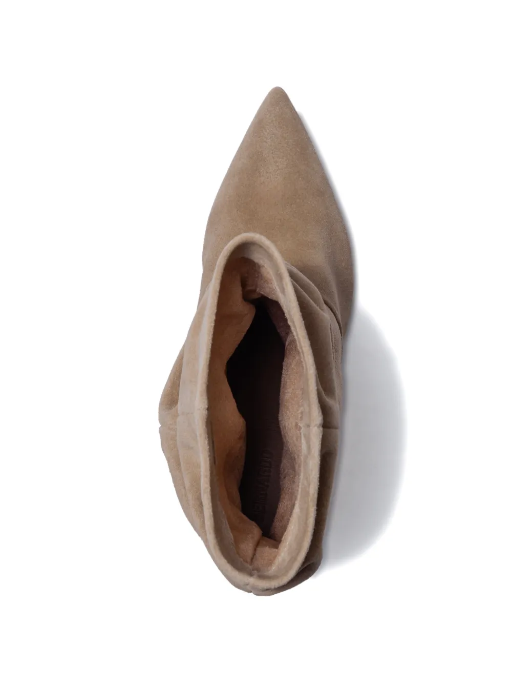 Bernardo Etta enkellaarzen met puntige neus Beige