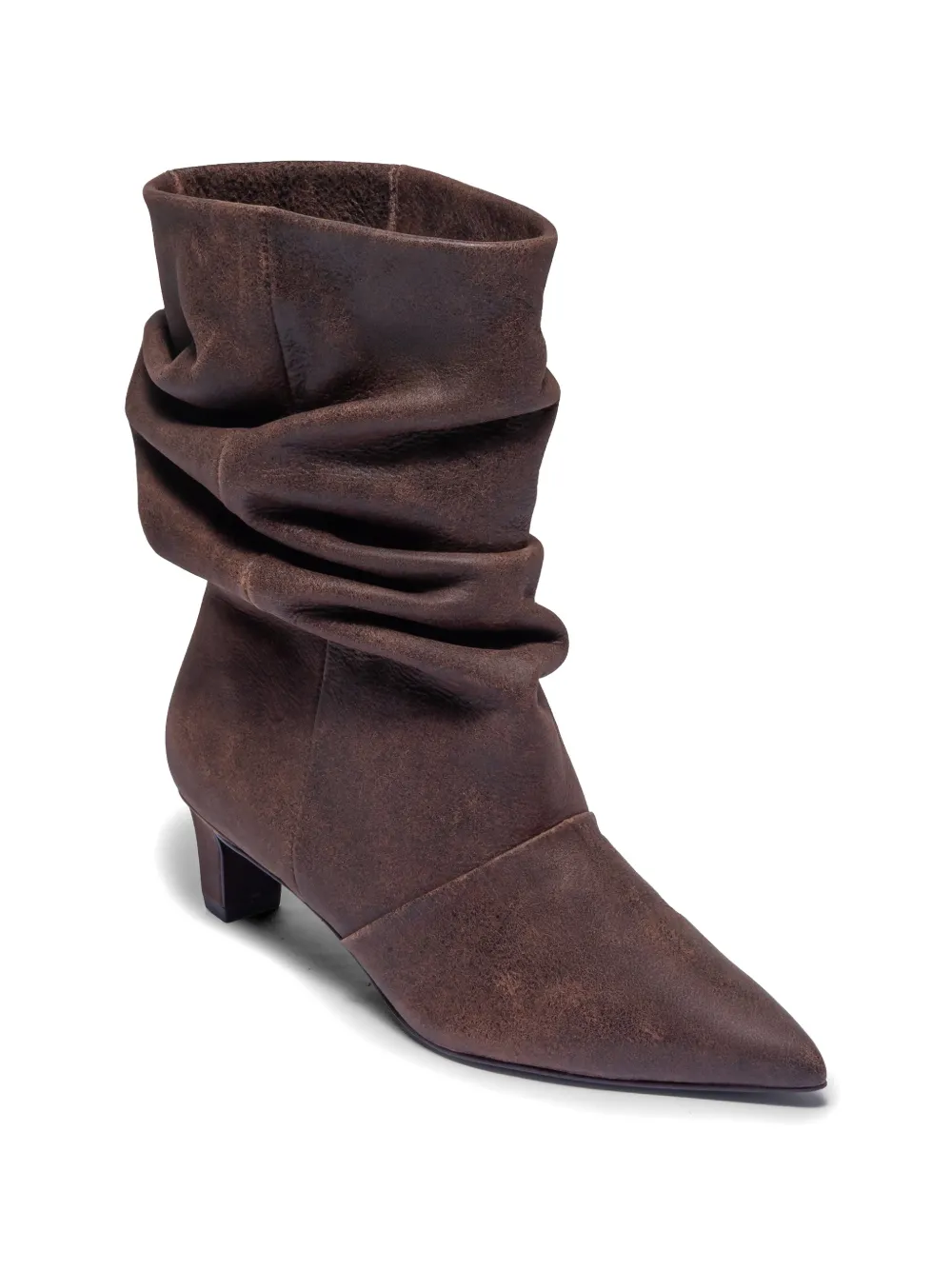  Bernardo Botas Etta Con Puntera En Punta - Marrón 