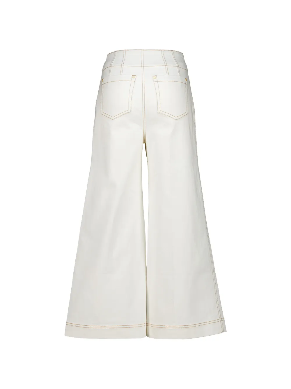 ZIMMERMANN Roselight jeans met gevlochten detail Wit