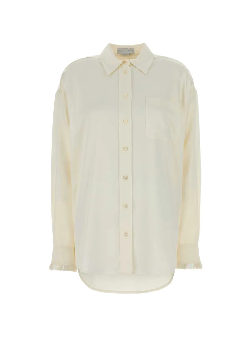 Stella McCartney sequin-embellished shirt - White