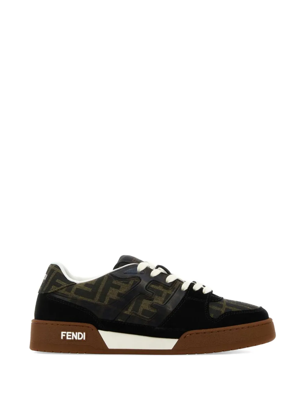 FENDI Match monogram sneakers - Braun