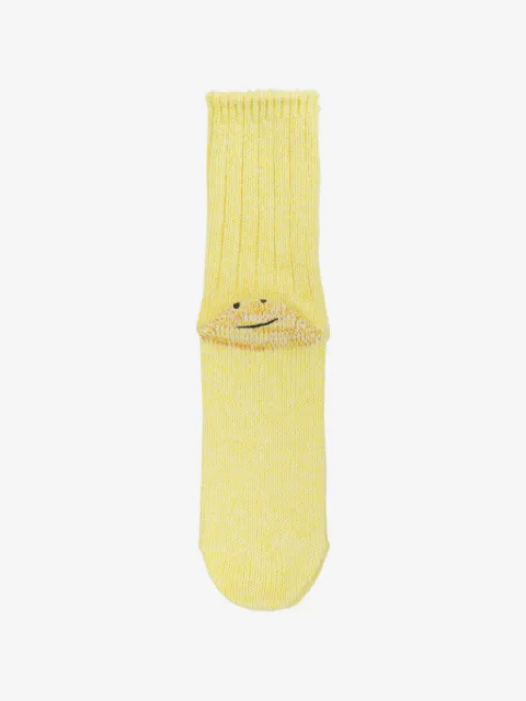 KAPITAL Rainbow Happy Heel socks