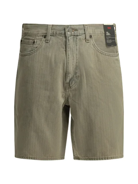 Levi's 468 Stay Loose herringbone denim shorts