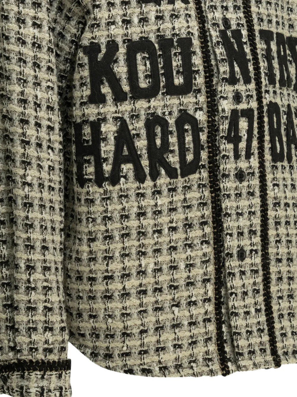 KAPITAL Bouclé overhemd Grijs