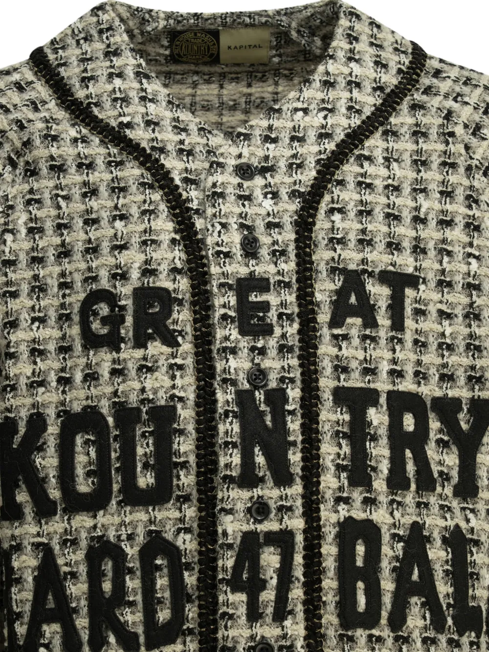 KAPITAL Bouclé overhemd Grijs