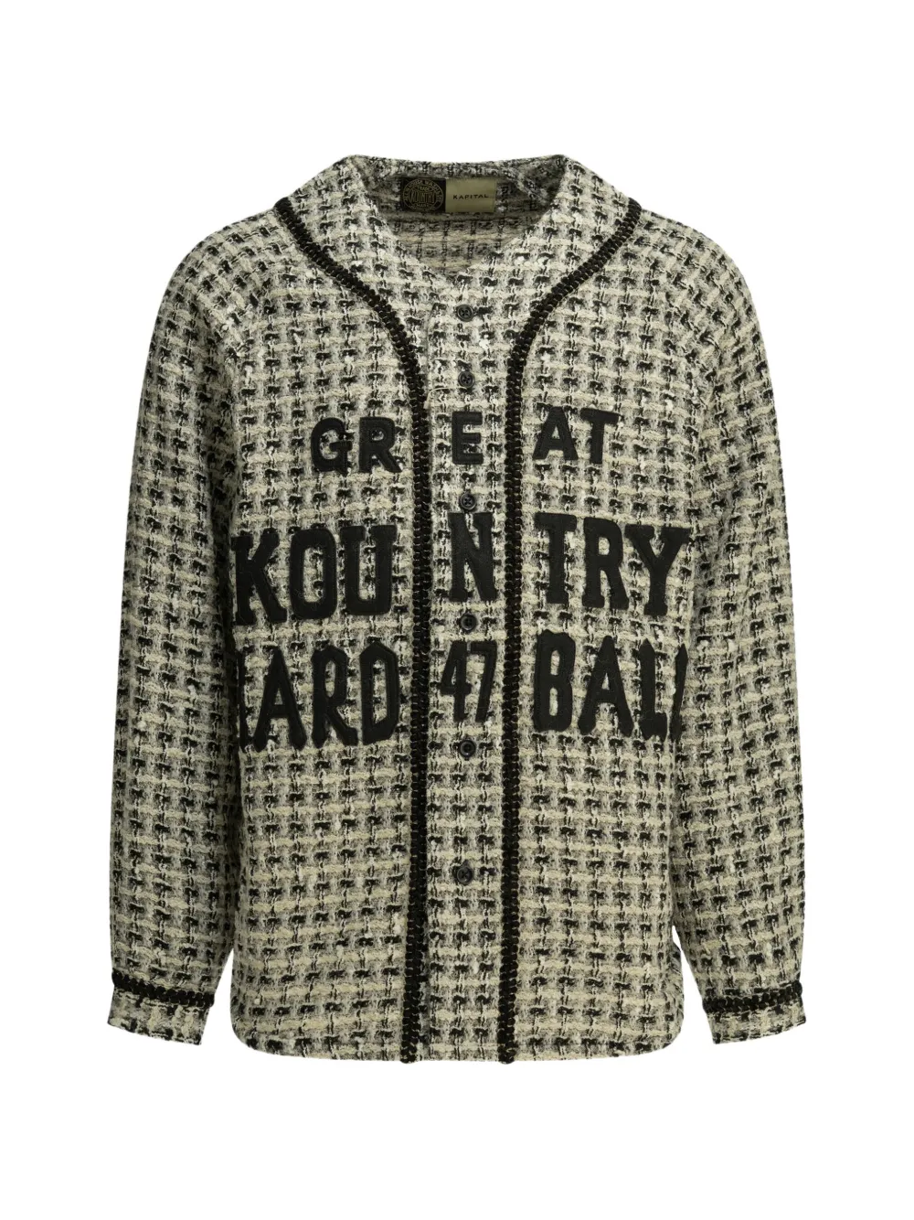 KAPITAL bouclé shirt - Grigio