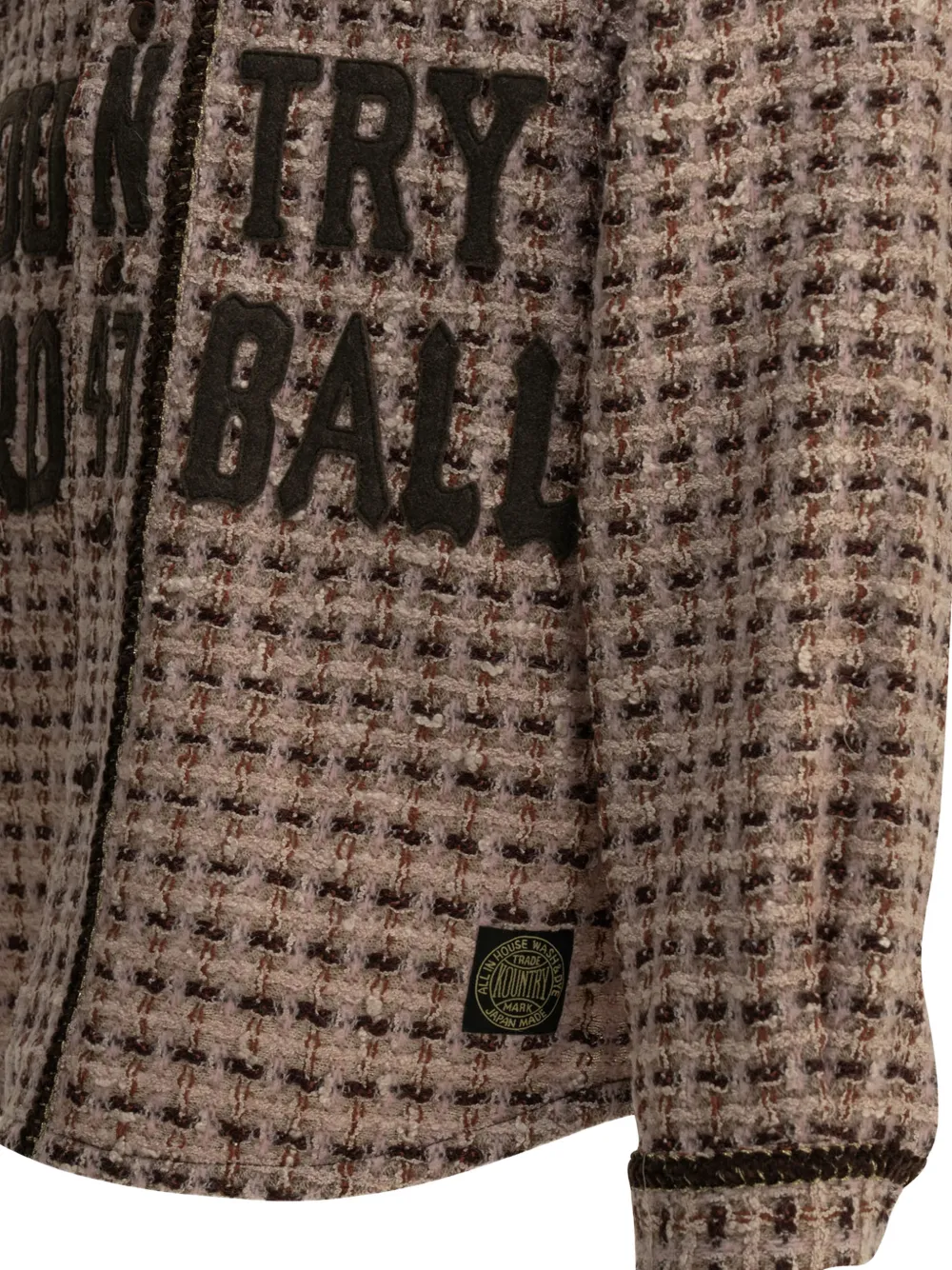 KAPITAL Bouclé overhemd Roze