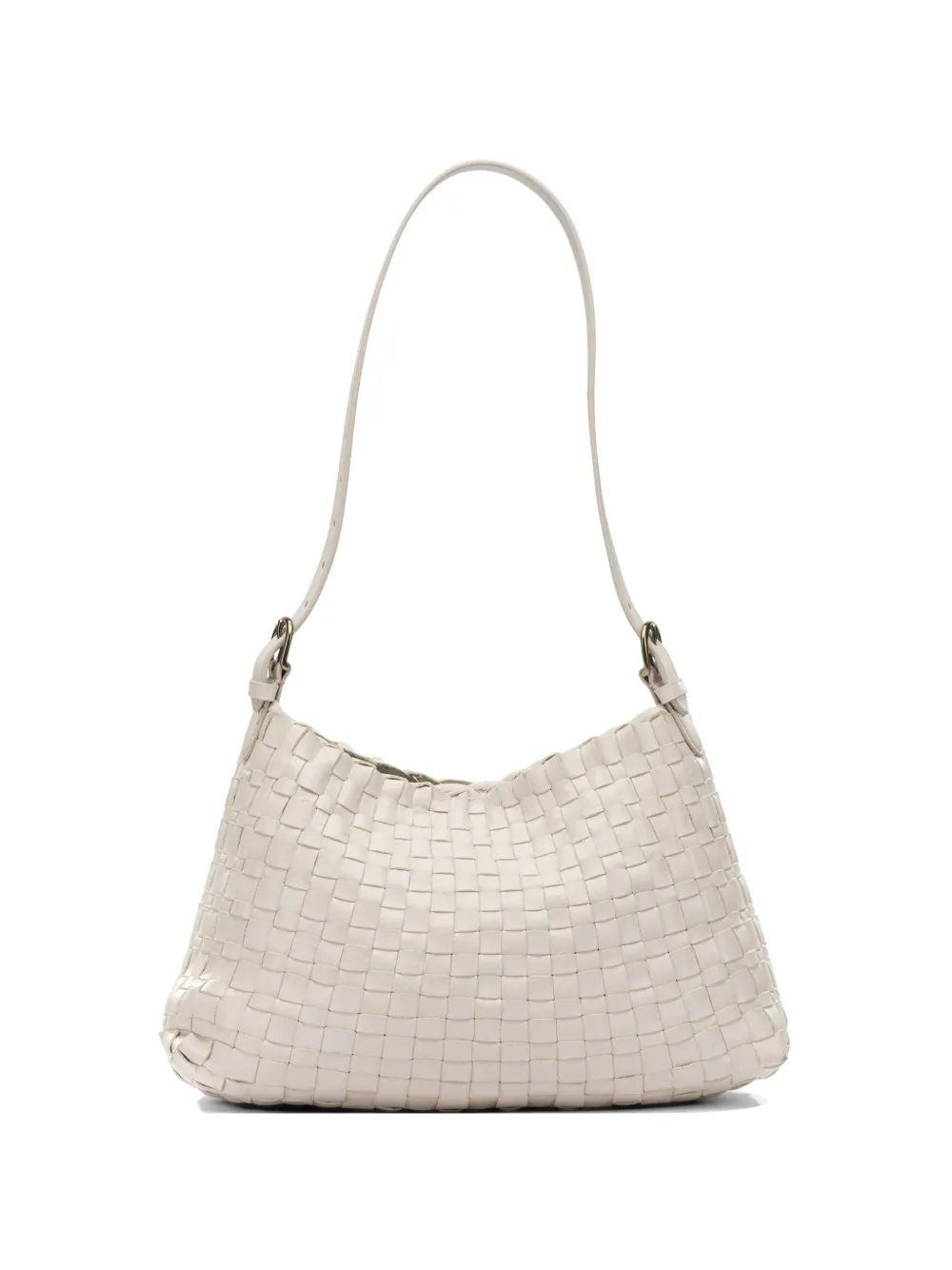 DRAGON DIFFUSION Hobo Salvage woven leather shoulder bag - Toni neutri