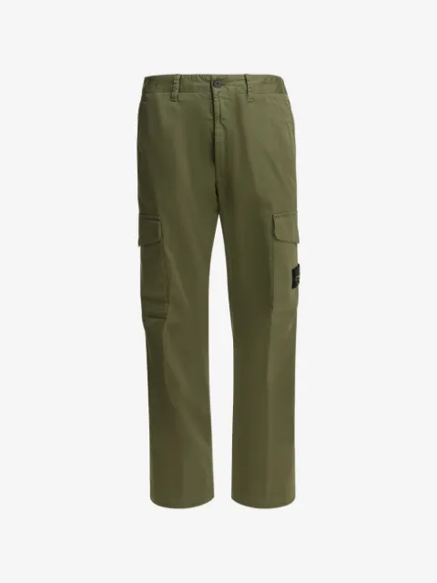 Stone Island logo-patch cargo pants