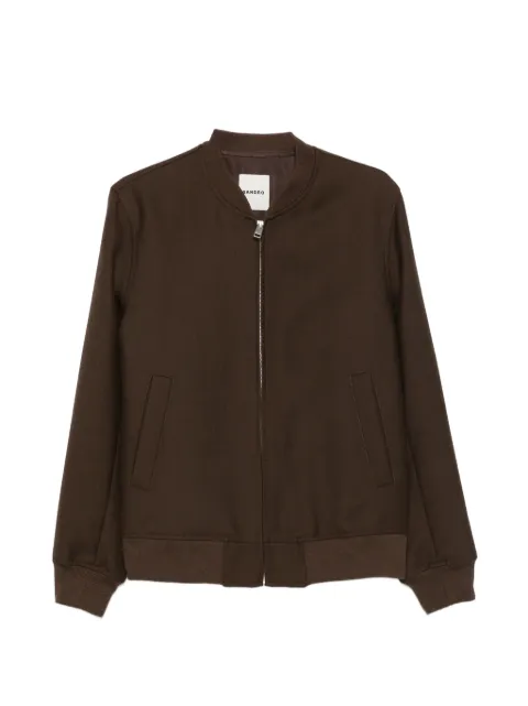 SANDRO zip-fastening long-sleeve jacket