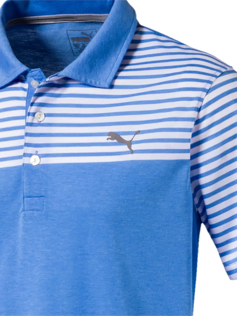 PUMA Clubhouse gestreept poloshirt Blauw