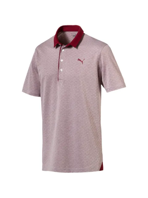 PUMA playera tipo polo con motivo de rombos