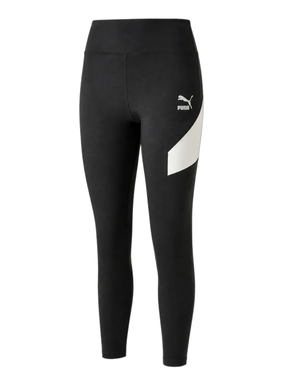 PUMA Retro legging met colourblocking Zwart