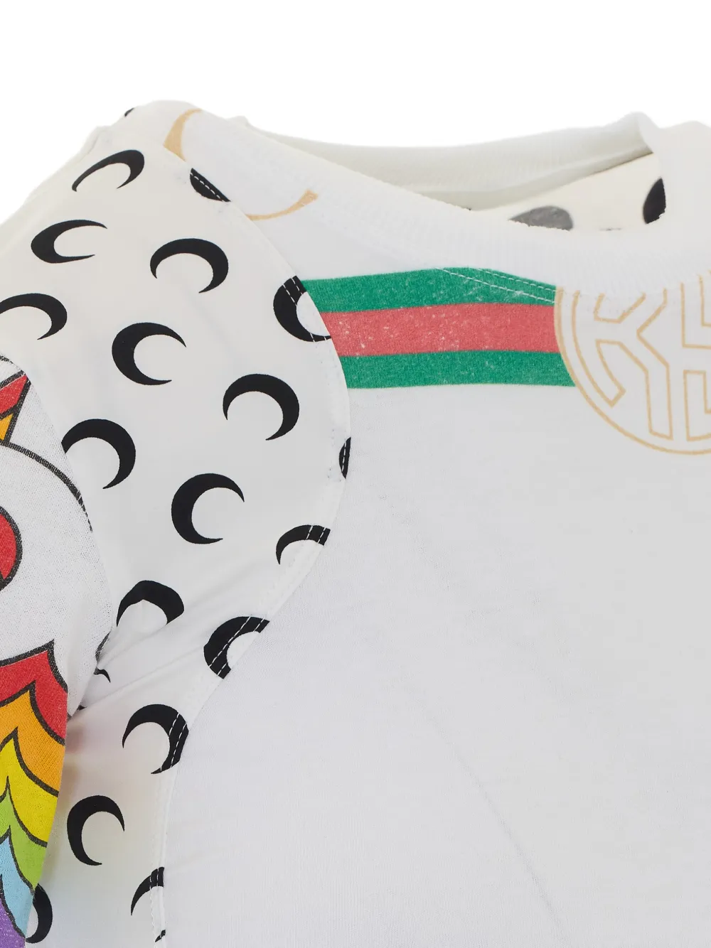 Marine Serre ムーンプリント Tシャツ | ホワイト | FARFETCH JP