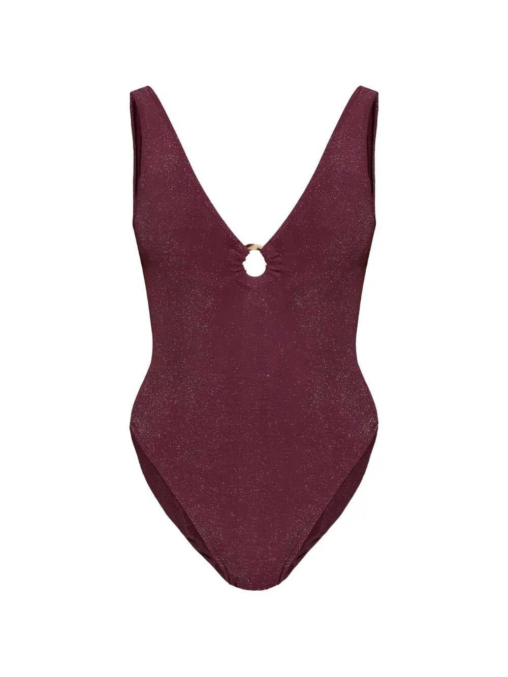 BOUND Mara ring-detail swimsuit - Rosso