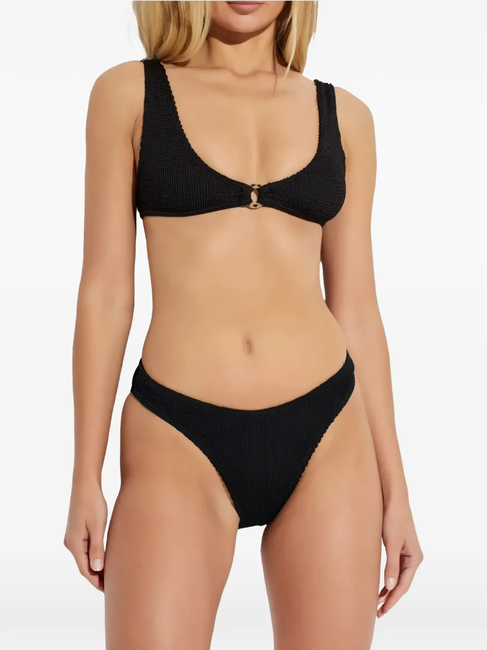  Bound Top De Bikini Ring Scout - Negro 