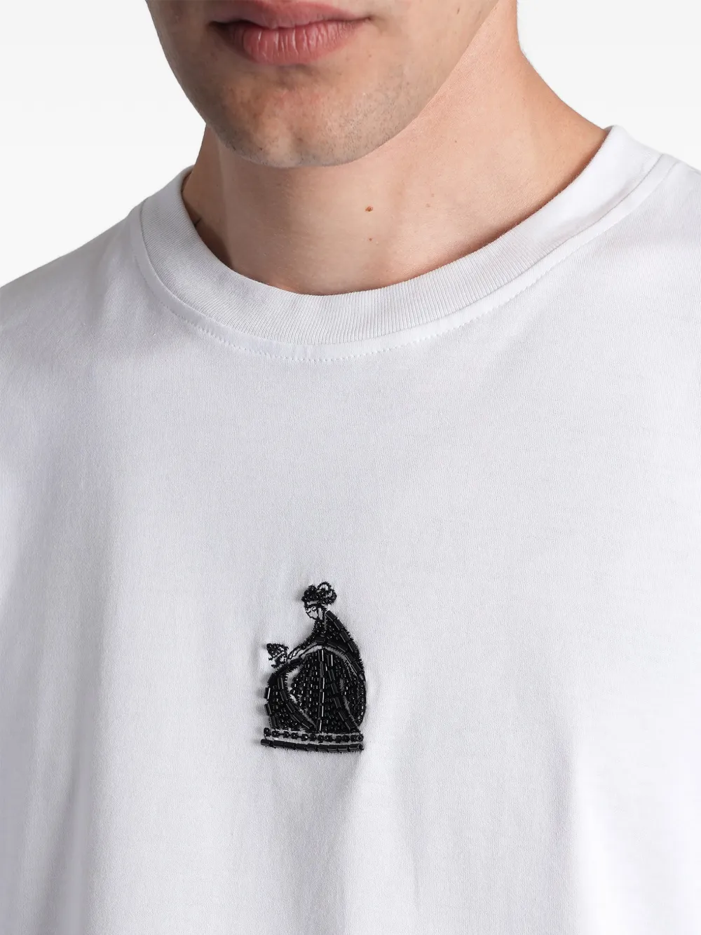 Lanvin T-shirt met print Wit