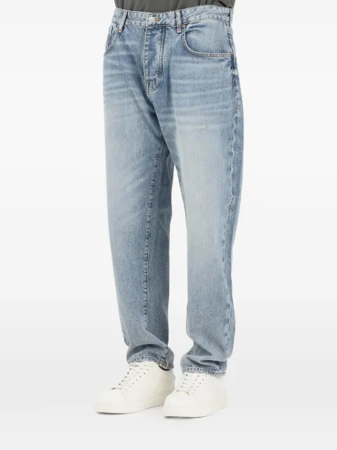 Armani Exchange jeans rectos con efecto desgastado
