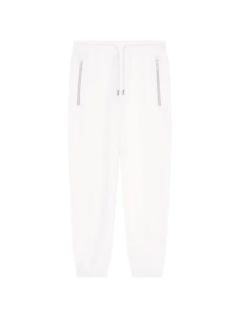 Armani Exchange logo-patch drawstring track pants