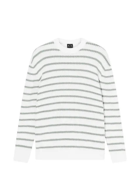 Armani Exchange striped knit sweater
