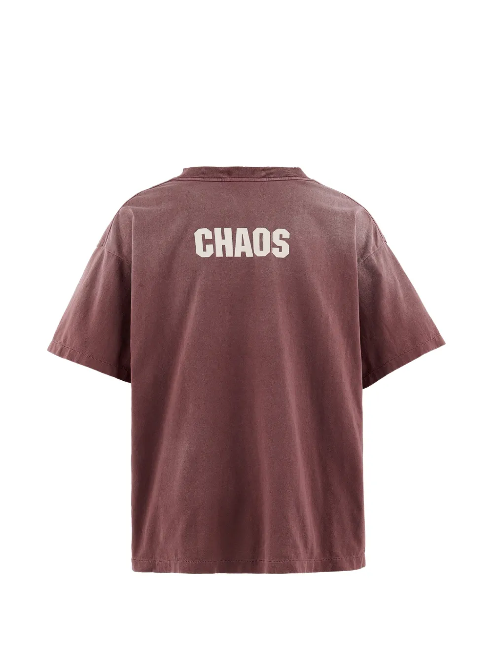 SAINT MXXXXXX T-shirt met logoprint Rood