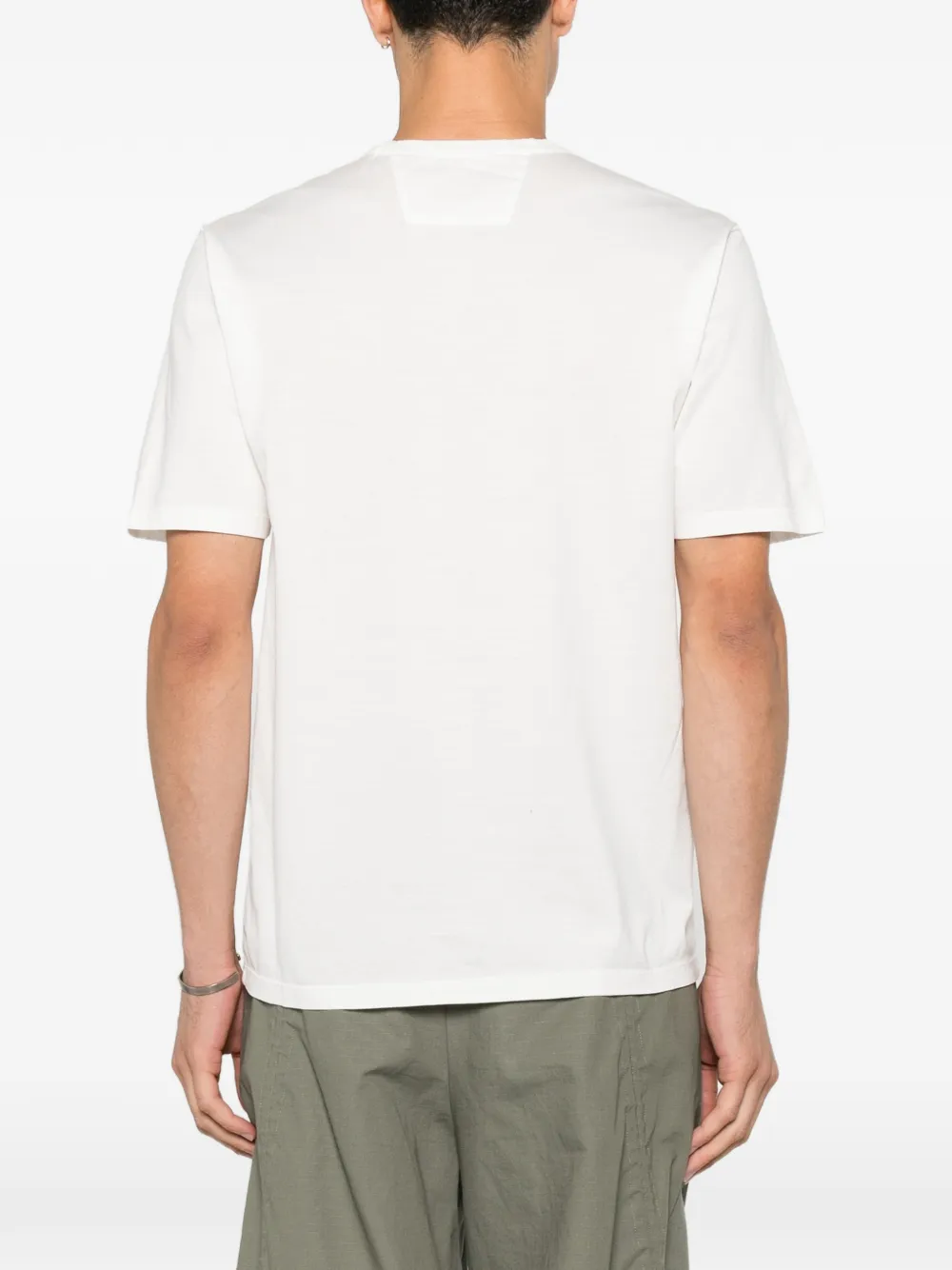 C.P. Company T-shirt met logopatch Wit