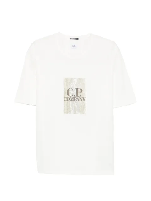 C.P. Company logo-embroidery T-shirt