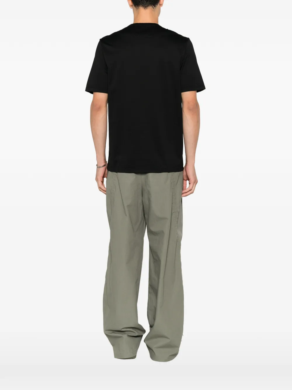 C.P. Company T-shirt met logopatch Zwart