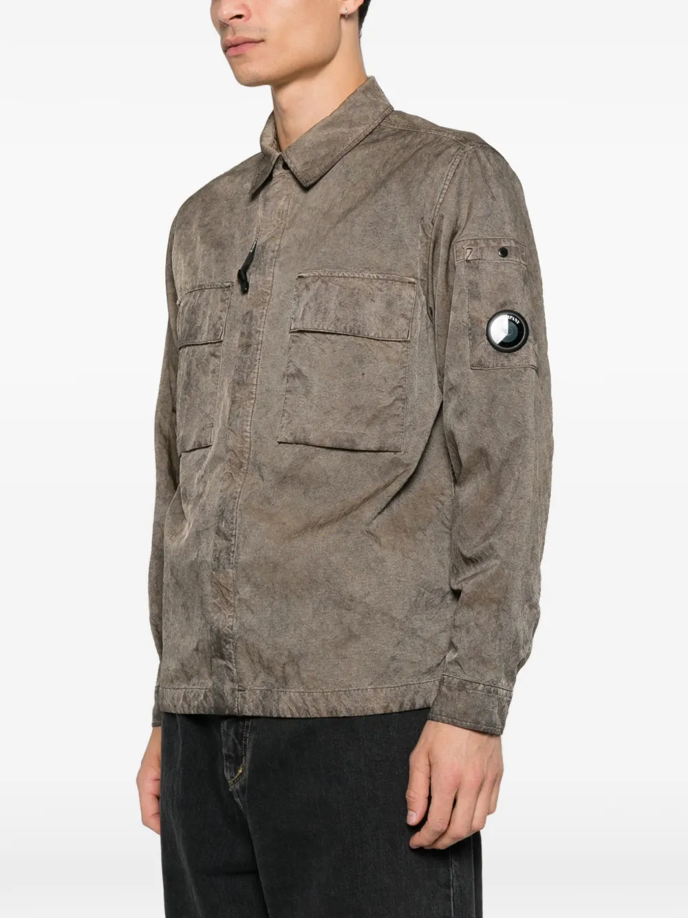 C.P. Company Panama-R Lens shirtjack Bruin